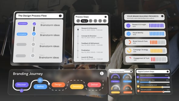 Videohive Glass Infographic