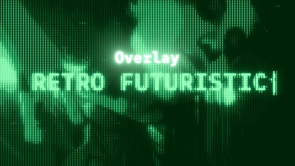 Videohive Retro Futuristic Overlay