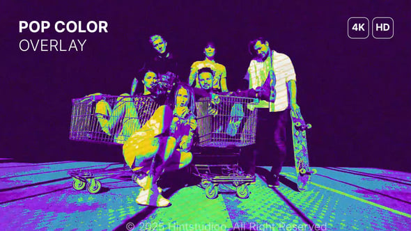 Videohive Overlay Pop Color