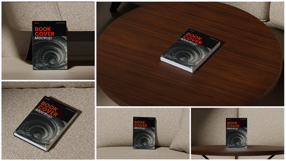Videohive Book Cover Mockup 60804553