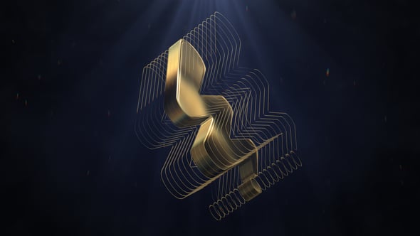 Videohive Gold Logo Opener 57997131
