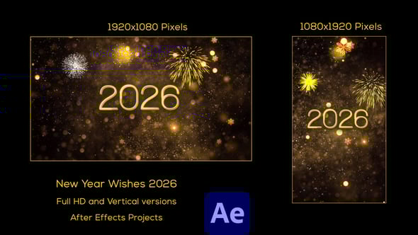 Videohive Happy New Year Wishes 2026