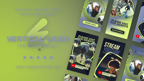 Videohive Corporate Sport Vertical Youtube