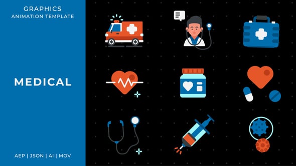 Videohive Medical graphic animation template | After Effects