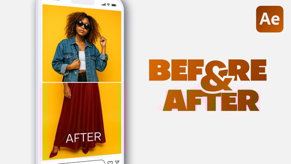 Videohive Vertical Minimal Before and After