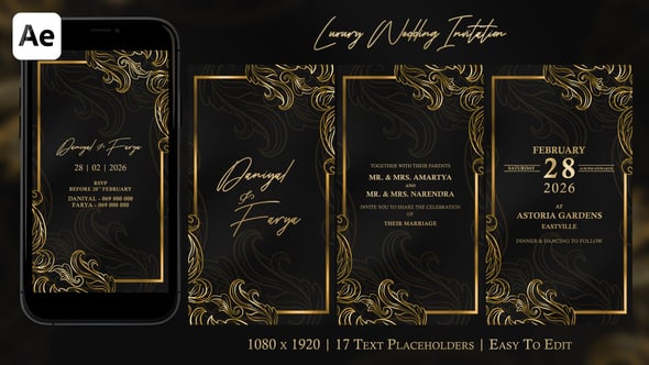 Videohive Luxury Wedding Invitation