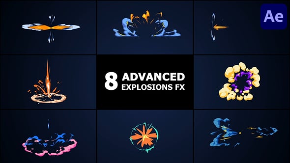 Videohive Advanced Explosions FX | After Effects