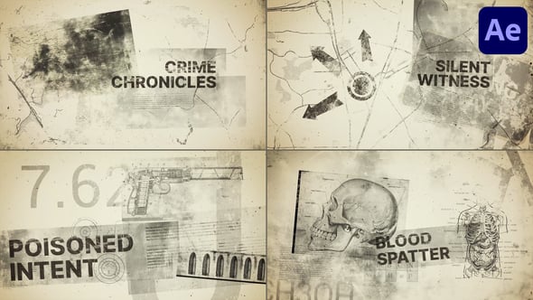 Videohive Crime Chronicles for After Effects