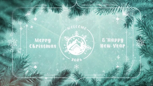 Videohive Ice Christmas Logo
