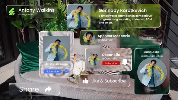 Videohive Liquid Glass Elements