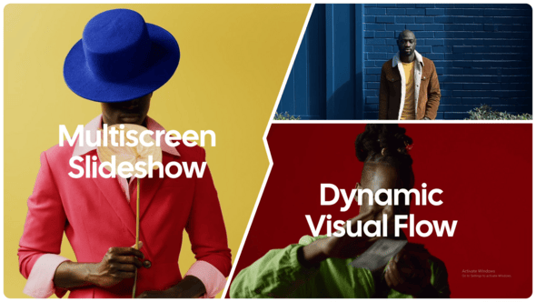Videohive Split Screen Slideshow