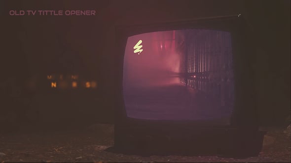 Videohive Old TV Title Opener