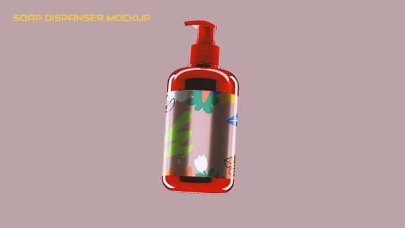 Videohive Soap Dispenser Mockup