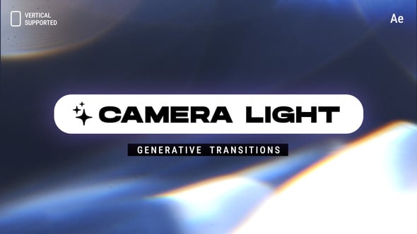 Videohive AI Generative Camera Light Transitions | Vertical | After Effects
