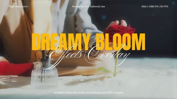 Videohive Dreamy Bloom Effects for After Effects