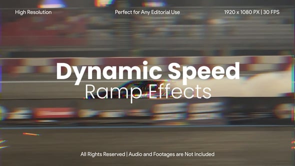 Videohive Dynamic Speed Ramp Effects Pack for After Effects