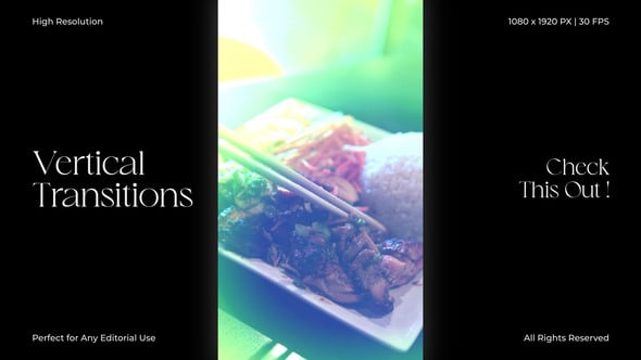 Videohive Vertical Transitions 60678760