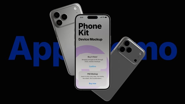 Videohive Phone 17 Mockup 60780377
