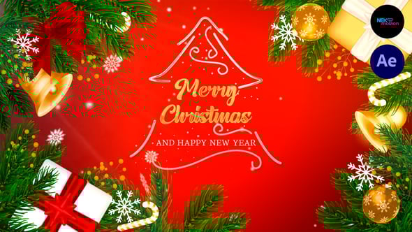 Videohive Merry Christmas and Happy New Year Wishes 60998464