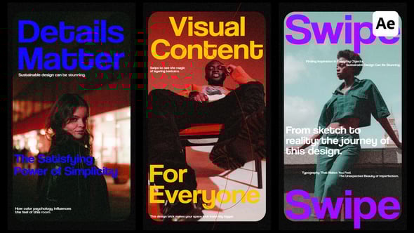 Videohive Stylish Posters For After Effects