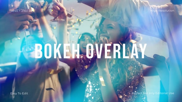 Videohive 5 Bokeh Overlay