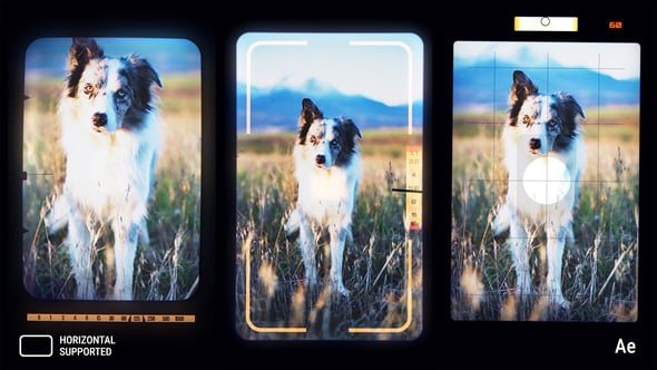 Videohive Vertical Camera Viewfinder Overlay Effects | After Effects