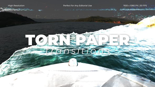 Videohive Torn Paper Transitions Pack for After Effects