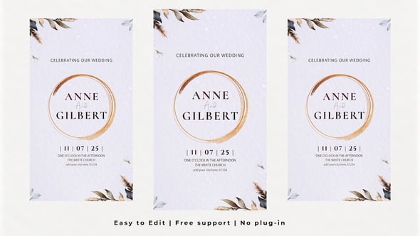 Videohive Vertical Wedding Intro 60856754