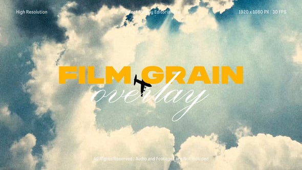 Videohive Film Grain Overlay Pack for After Effects