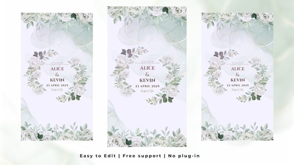 Videohive Vertical Wedding Intro 61125882