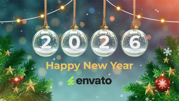 Videohive Happy New Year Snowglobe Countdown