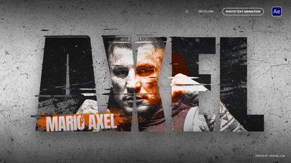 Videohive Photo Text Animation