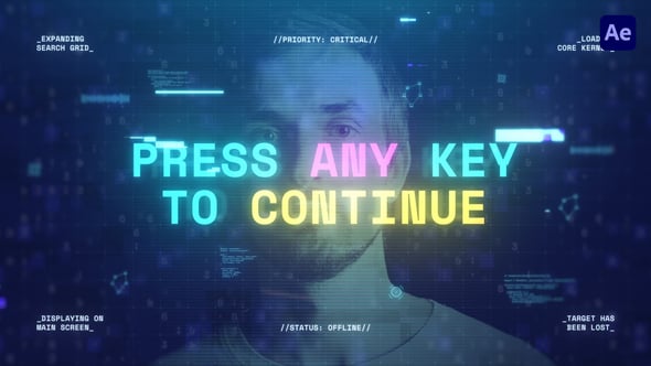 Videohive Digital Scan Titles Pack