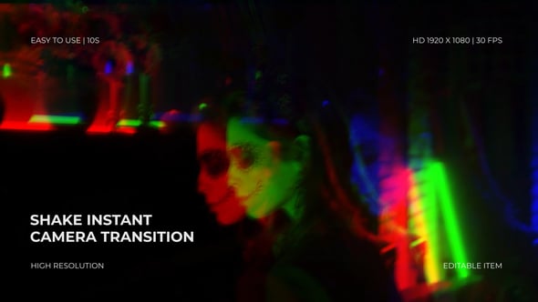 Videohive Shake Instant Camera Transition