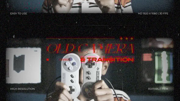 Videohive Old Camera Effect & Transition