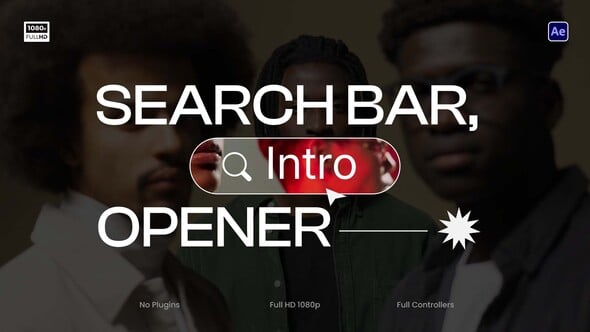 Videohive Search Bar Intro Opener