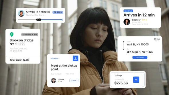 Videohive Taxi Widgets