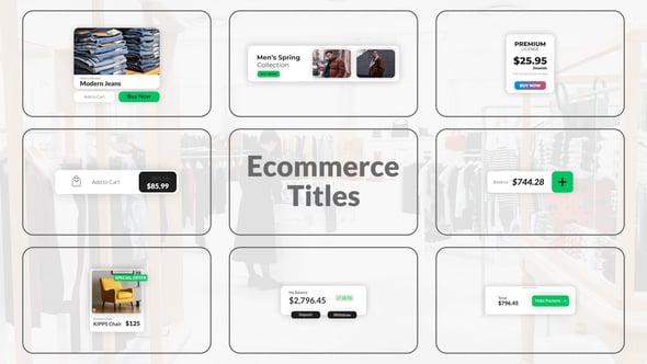 Videohive Ecommerce Titles