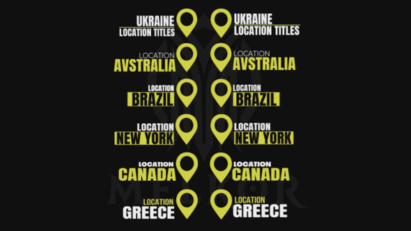 Videohive Location Titles 57177161