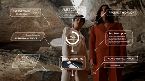 Videohive Liquid Glass Call Outs