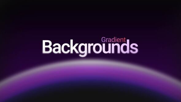 Videohive Gradient Backgrounds Flow