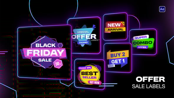 Videohive Offer Sale Labels