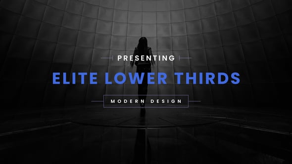 Videohive Elite Lower Thirds