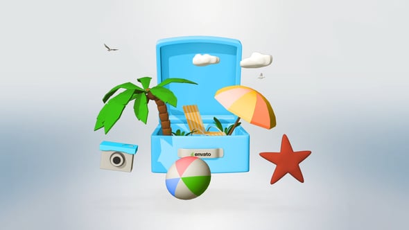Videohive Tropical Travel Logo