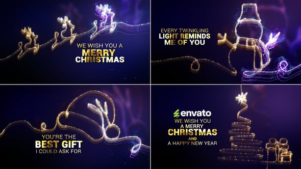 Videohive Elegant Christmas Greetings // Christmas Wishes