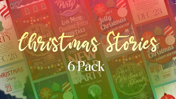 Videohive Six Christmas Stories