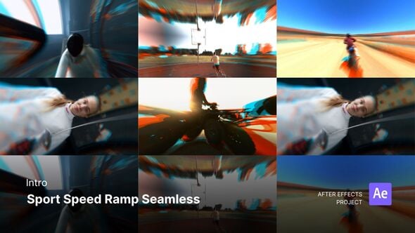 Videohive Intro – Sport Speed Ramp Seamless After Effects Project Files