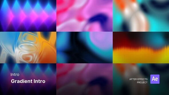 Videohive Intro – Gradient Intro After Effects Project Files