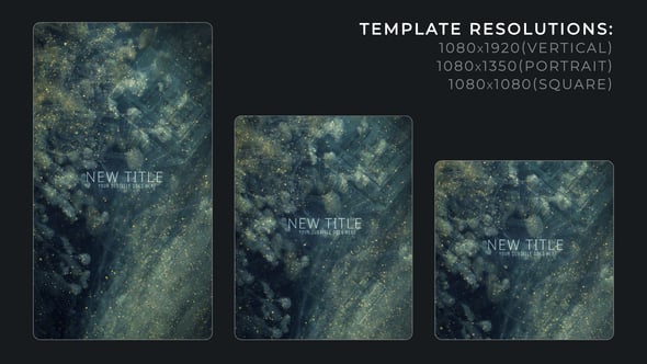 Videohive The Galaxy Ink Vertical Movie Trailer