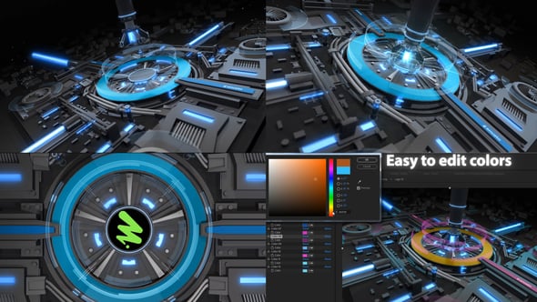 Videohive Sci-fi Energy Technology Logo